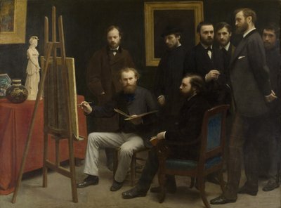 Ein Atelier in Les Batignolles von Alfred Sisley